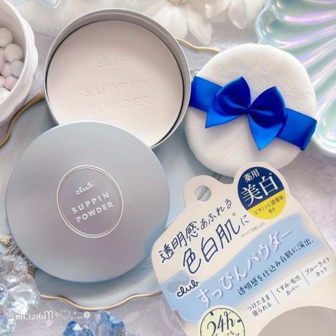 Club Suppin Transcluent Setting Powder Foundation + Overnight Skincares