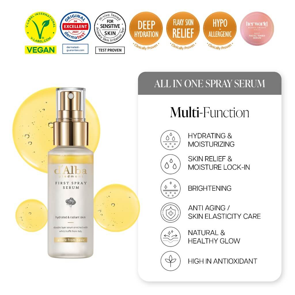 d’Alba Italian White Truffle First Spray Serum Authentic 50ml Japan 🇯🇵