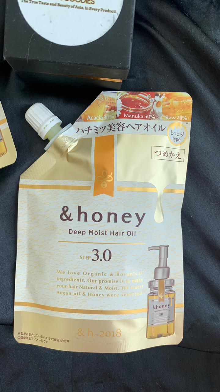 &Honey Deep Moist Hair Oil Refill