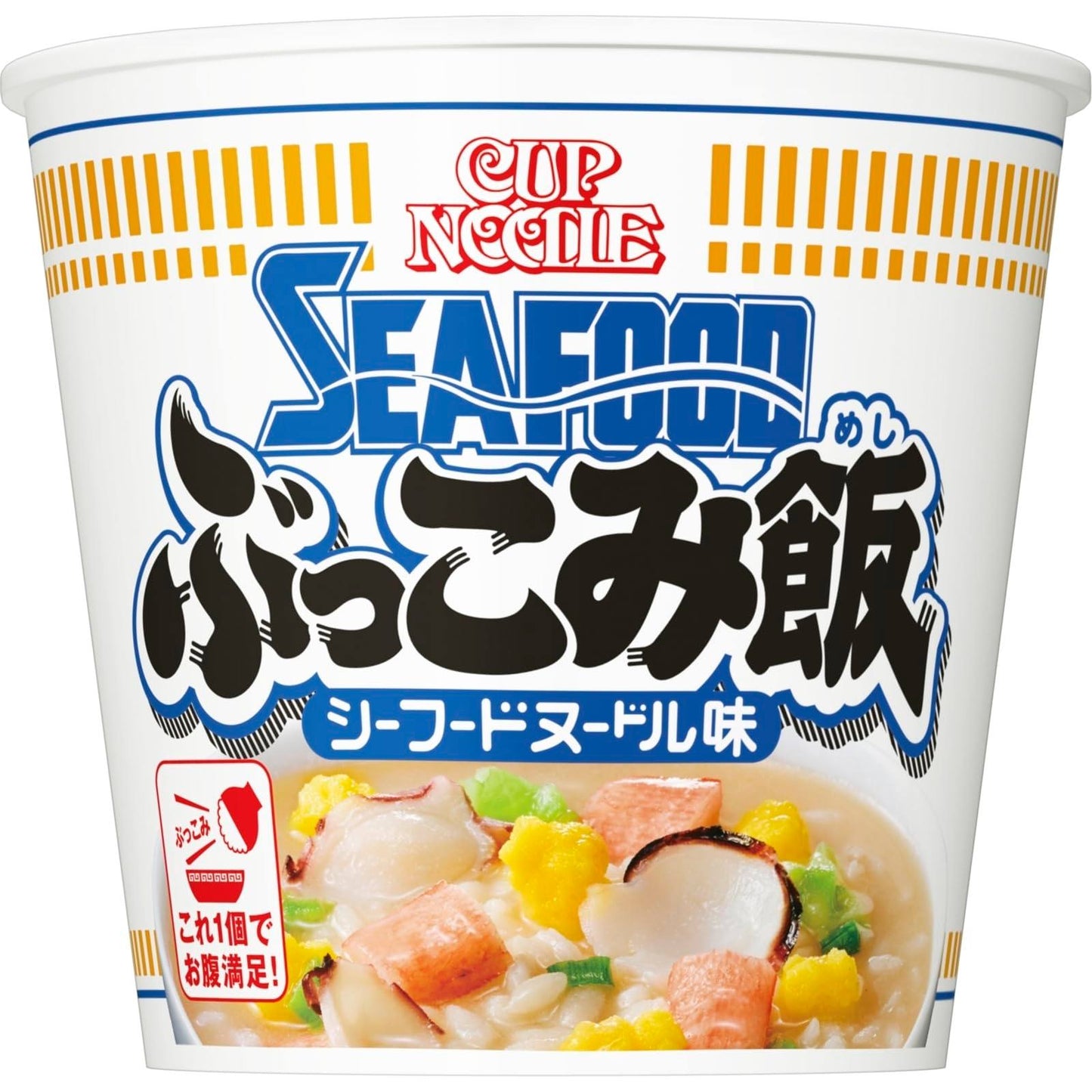 Nissin Cup Rice Seafood Bukkomimeshi Big Cup