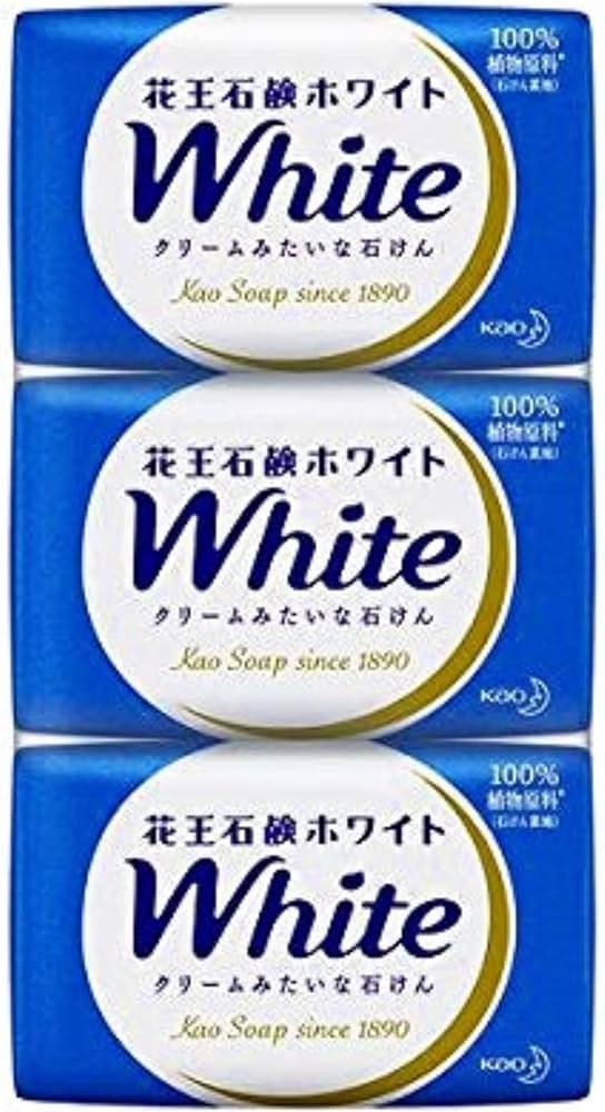 Kao White Soap Bar