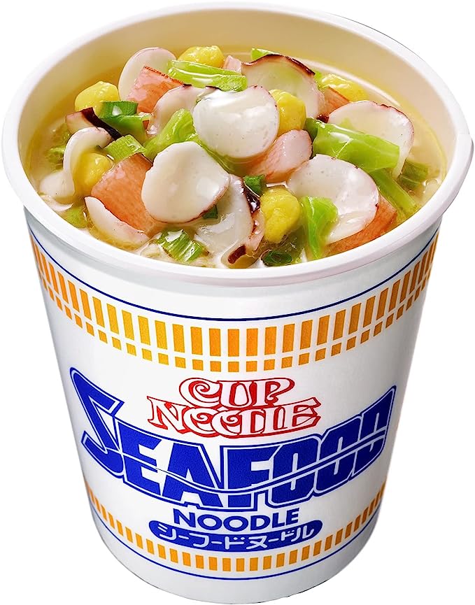 Nissin Cup Seafood Noodles Reg (Non-Halal)