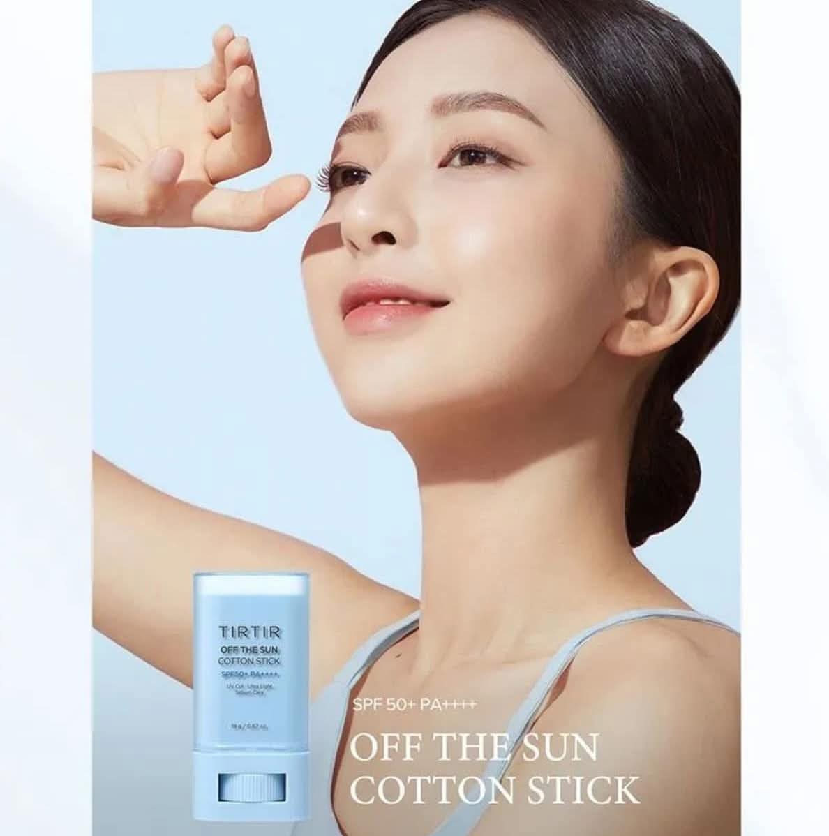 TIRTIR OFF THE SUN COTTON STICK SPF50+ PA++++ (UV Cut Ultra Light Sebum Care)